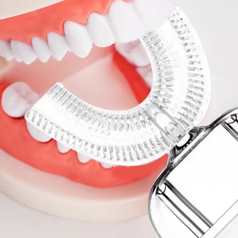 🔥Pryxo™360° U-Shaped Ultrasonic Adult Electric Toothbrush